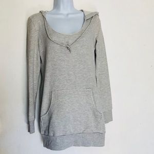 ✨ LONG LINE GRAY HOODIE 🍂